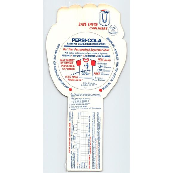 Pepsi-Cola Baseball Trading Card 1977 Jay Johnstone Philadelphia Phillies MLB - Picture 2 of 2